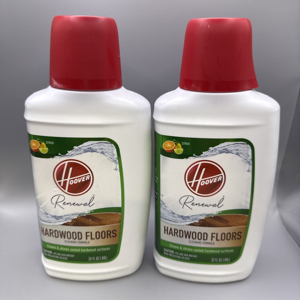 2-Hoover Renewal Hardwood Floor / Citrus Solution 32 Oz Citrus New!